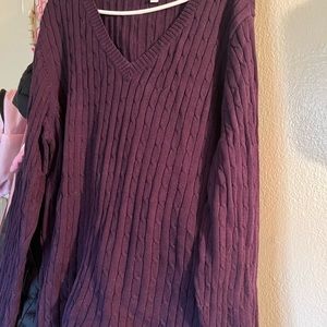 Croft & Barrow purple comfy sweater